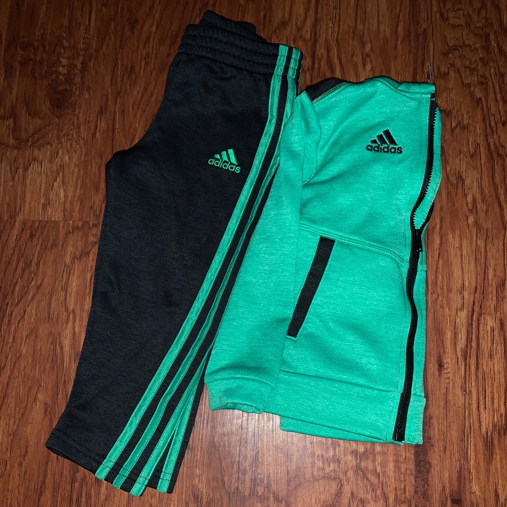 Kelly Green Adidas Tracksuit.